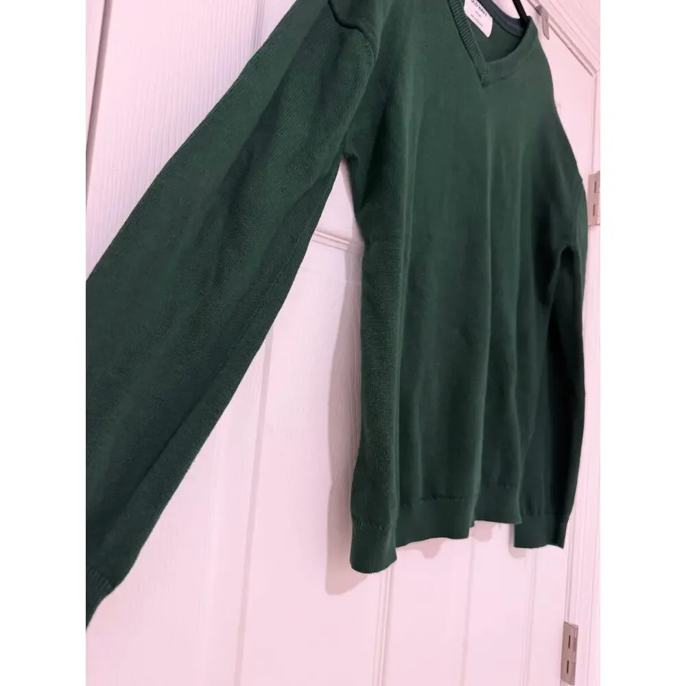 Old Navy - Boys - School Uniform Solid V-Neck Sweater - Green - Size XXL